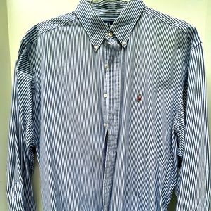 RL button down shirt, ‘Yarmouth’, 100% cotton pinpoint Oxford.